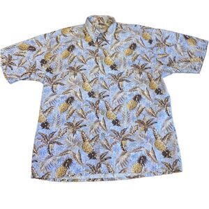 Hollis River Men’s Hawaiian Camp Shirt Size Large